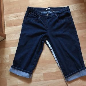 Eileen Fisher denim Capri shorts